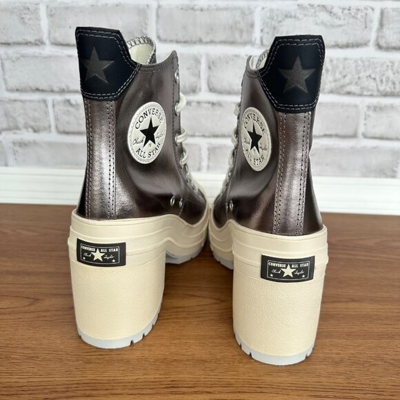 ⭐Converse Chuck 70 De Luxe Heel 5.5 Mens Shoes Sneakers Metallic Silver A09896C⭐ - Picture 5 of 10